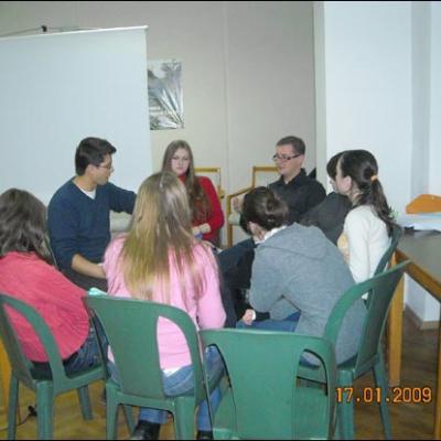 16-18 ianuarie 2009: Chişinău: Schimb de experienţă cu tineri din Dieceza de Iaşi