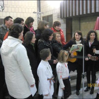18 ianuarie 2009: Fiumicino (Italia): "Nu mai suntem străini..."