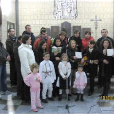 18 ianuarie 2009: Fiumicino (Italia): "Nu mai suntem străini..."