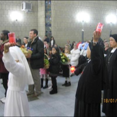 18 ianuarie 2009: Fiumicino (Italia): "Nu mai suntem străini..."