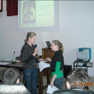 21 februarie 2009: Iaşi: Curs de formare pentru tinerii din Acţiunea Catolică