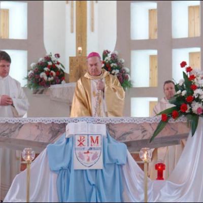 25 martie 2009: Bacău "Sfânta Cruce": Prima profesiune şi înnoirea voturilor în familia religioasă SCMP