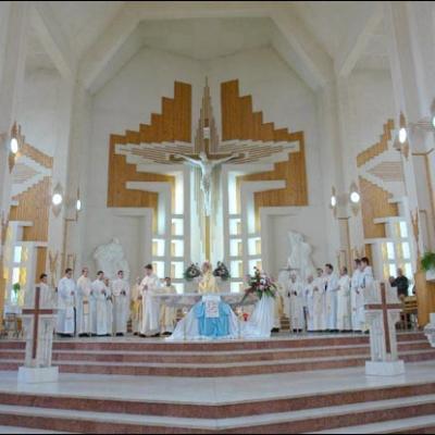 25 martie 2009: Bacău "Sfânta Cruce": Prima profesiune şi înnoirea voturilor în familia religioasă SCMP