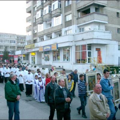 5 aprilie 2009: Bacău: Manifestare a credinţei pe străzile oraşului