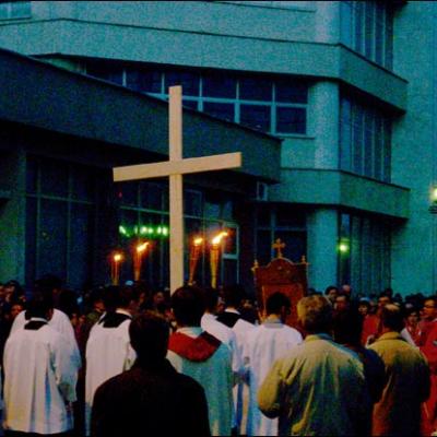 5 aprilie 2009: Bacău: Manifestare a credinţei pe străzile oraşului