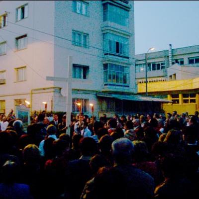 5 aprilie 2009: Bacău: Manifestare a credinţei pe străzile oraşului