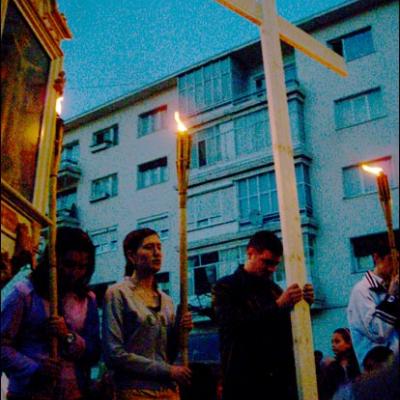 5 aprilie 2009: Bacău: Manifestare a credinţei pe străzile oraşului