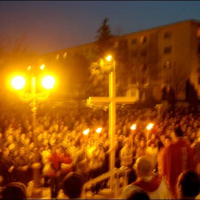 5 aprilie 2009: Bacău: Manifestare a credinţei pe străzile oraşului