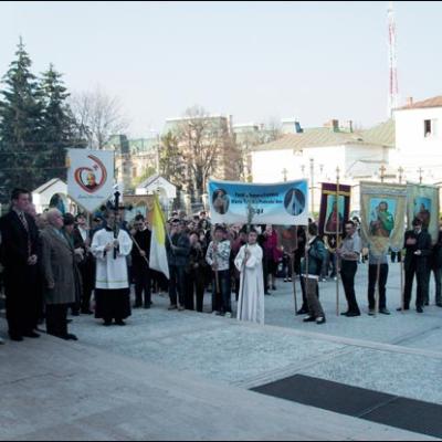 5 aprilie 2009: Iaşi: Liturghia tinerilor din Duminica Floriilor