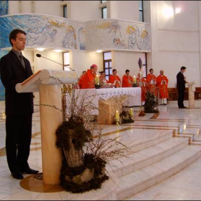 5 aprilie 2009: Iaşi: Liturghia tinerilor din Duminica Floriilor