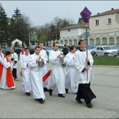 9 aprilie 2009: Iaşi: Liturghia Crismei (Foto: Ovidiu Bişog)