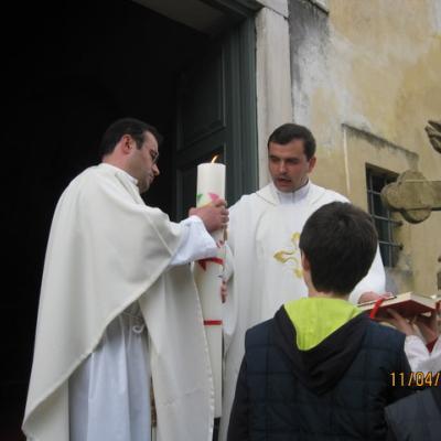 11 aprilie 2009: Cesano (Italia): Învierea Domnului în limba română