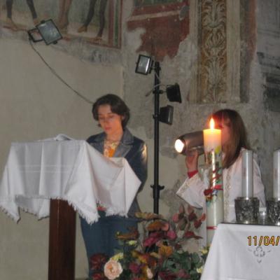 11 aprilie 2009: Cesano (Italia): Învierea Domnului în limba română