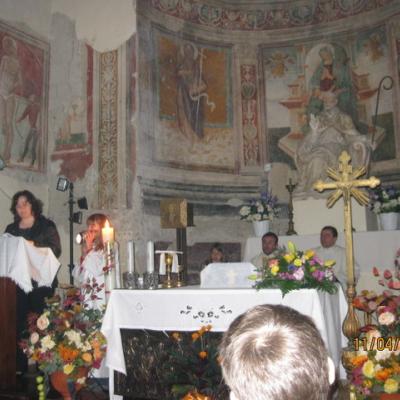 11 aprilie 2009: Cesano (Italia): Învierea Domnului în limba română