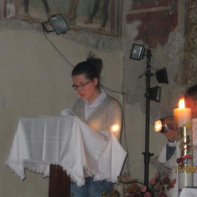 11 aprilie 2009: Cesano (Italia): Învierea Domnului în limba română
