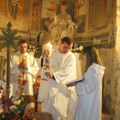 11 aprilie 2009: Cesano (Italia): Învierea Domnului în limba română