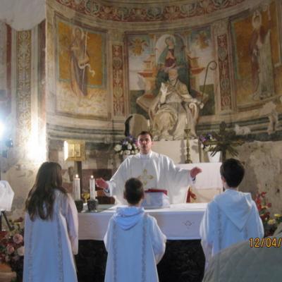 11 aprilie 2009: Cesano (Italia): Învierea Domnului în limba română