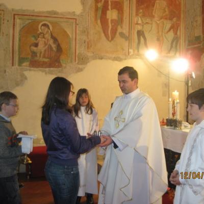 11 aprilie 2009: Cesano (Italia): Învierea Domnului în limba română