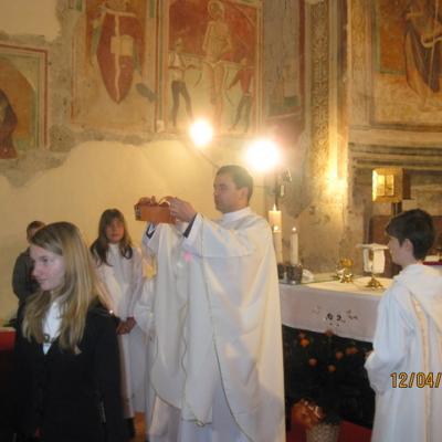 11 aprilie 2009: Cesano (Italia): Învierea Domnului în limba română