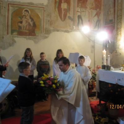 11 aprilie 2009: Cesano (Italia): Învierea Domnului în limba română