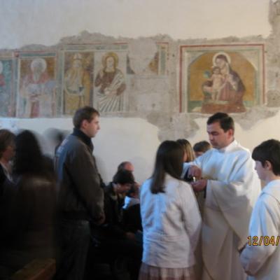 11 aprilie 2009: Cesano (Italia): Învierea Domnului în limba română