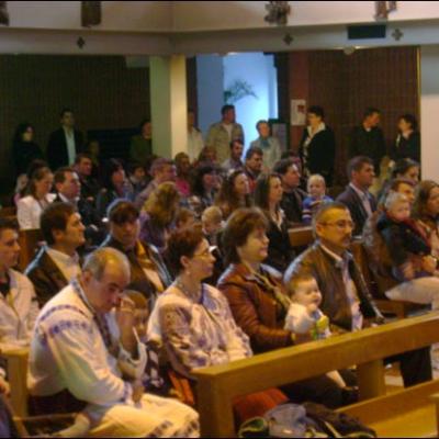 18-20 aprilie 2009: Milano: Vizita PS Percă Aurel la comunitatea catolică română