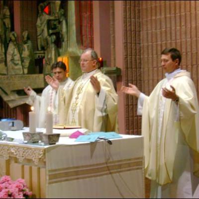 18-20 aprilie 2009: Milano: Vizita PS Percă Aurel la comunitatea catolică română