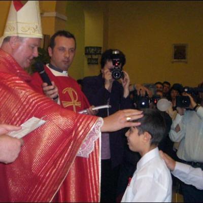 10 mai 2009: Roma: Administrarea Mirului în comunitatea catolică română