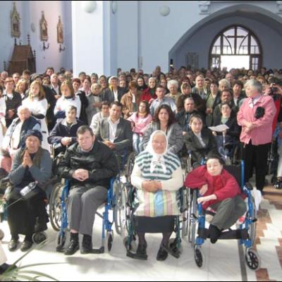 13 mai 2009: Cacica: Pelerinajul bolnavilor la sanctuarul "Adormirea Maicii Domnului"