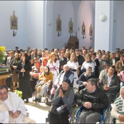 13 mai 2009: Cacica: Pelerinajul bolnavilor la sanctuarul "Adormirea Maicii Domnului"