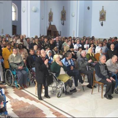 13 mai 2009: Cacica: Pelerinajul bolnavilor la sanctuarul "Adormirea Maicii Domnului"