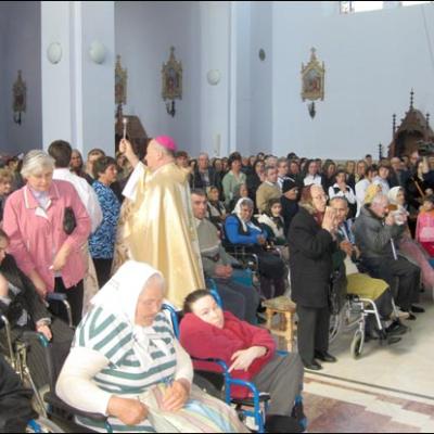 13 mai 2009: Cacica: Pelerinajul bolnavilor la sanctuarul "Adormirea Maicii Domnului"