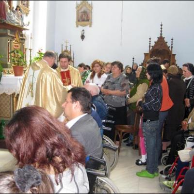 13 mai 2009: Cacica: Pelerinajul bolnavilor la sanctuarul "Adormirea Maicii Domnului"