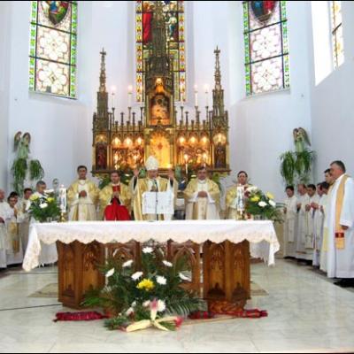 13 mai 2009: Cacica: Pelerinajul bolnavilor la sanctuarul "Adormirea Maicii Domnului"