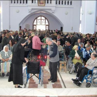 13 mai 2009: Cacica: Pelerinajul bolnavilor la sanctuarul "Adormirea Maicii Domnului"