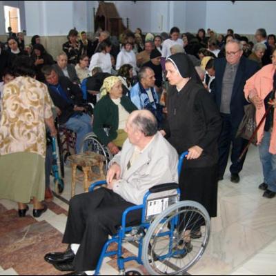 13 mai 2009: Cacica: Pelerinajul bolnavilor la sanctuarul "Adormirea Maicii Domnului"