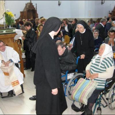 13 mai 2009: Cacica: Pelerinajul bolnavilor la sanctuarul "Adormirea Maicii Domnului"