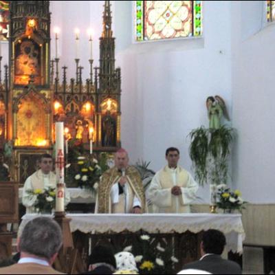 13 mai 2009: Cacica: Pelerinajul bolnavilor la sanctuarul "Adormirea Maicii Domnului"
