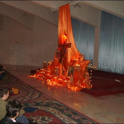 14 mai 2009: Iaşi: Rugăciune Taizé cu fratele Kilian