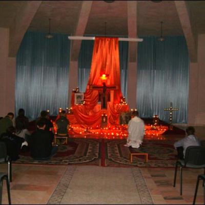 14 mai 2009: Iaşi: Rugăciune Taizé cu fratele Kilian