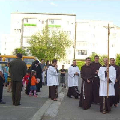 31 mai 2009: Roman: Încheierea lunii mai în Parohia "Isus Bunul Păstor"