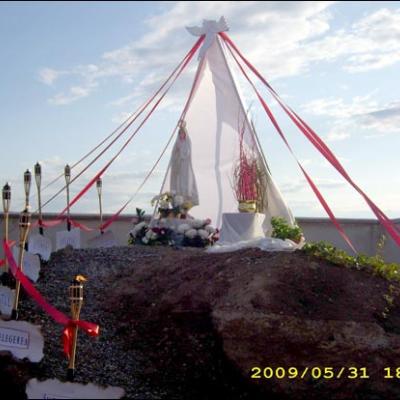31 mai 2009: Roman: Încheierea lunii mai în Parohia "Isus Bunul Păstor"