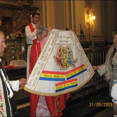 31 mai 2009: Zaragoza (Spania): Ziua de Rusalii - ziua oferirii mantiei românilor