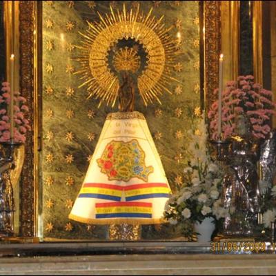 31 mai 2009: Zaragoza (Spania): Ziua de Rusalii - ziua oferirii mantiei românilor