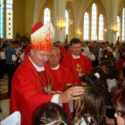 1 iunie 2009: Administrarea Mirului în Parohia Adjudeni