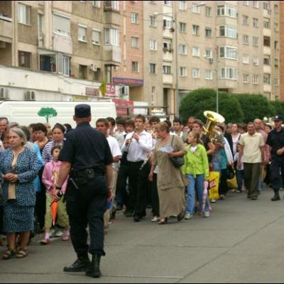 11 iunie 2009: Bacău: Procesiune de Joia Verde