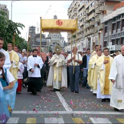 11 iunie 2009: Bacău: Procesiune de Joia Verde