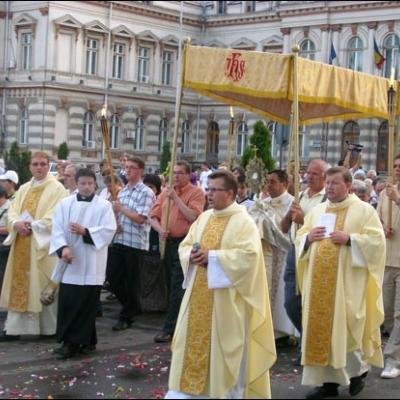 11 iunie 2009: Bacău: Procesiune de Joia Verde