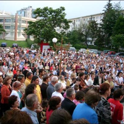 11 iunie 2009: Bacău: Procesiune de Joia Verde