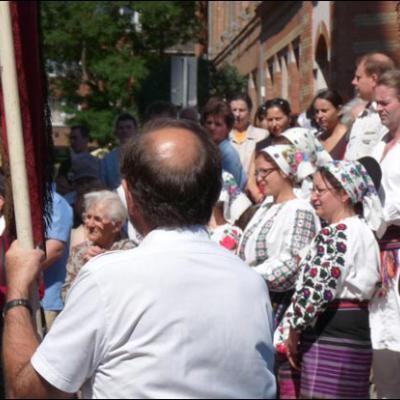 14 iunie 2009: Budapesta: Procesiune în sărbătoarea Trupul şi Sângele Domnului